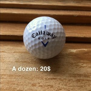 Sold 24 Callaway golf balls